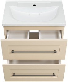 Misty Мебель для ванной Марта 60 подвесная бежевая – фотография-4